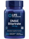 Life Extension DMAE Bitrate, Ondersteunt de productie van neurotransmitter, 6-maands levering, Glutenvrij, Non-GMO, Vegetarisch, 200 Capsules