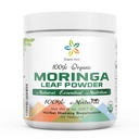 Certified Organic Moringa Leaf Powder-8Oz. USDA Certified Organic. Natuurlijk stimuleert Energie, Metabolisme & Immuniteit. 100% puur en rauw. Groen Whole Superfood. Geen GGO, Glutenvrij.