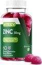 Viteey Zinc Gummies for Women and Men - Immune Support Supplement - 30mg - Vegan, Gelatin Free, Non GMO - 60 Count