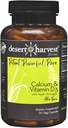 Desert Harvest Calcium Carbonaat 250 mg + Vitamine D3 100 IE Supplement met Aloë Vera voor Absorptie, 90 capsules