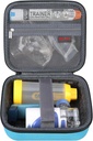 Elonbo Carrying Case voor Portable Handheld Inhaler Vernevelaar Machine Astma Inhaler Spacer, EpiPen Travel Medicine Kit, Handheld Mesh Atomizer Machinehouder Bag, Pocket Past Auvi Q Ventolin, Blauw