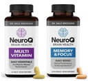 LifeSeasons NeuroQ Geheugen & Focus met Multi-Vitamine - Boosts Cognitive Performance & Healthy Brain Functie - Ondersteunt Immunity - 120 Capsules