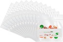 Pill Pouch Bags for Travel (120 Pack), 6 Mil BPA Gratis Herbruikbare Pillen Tassen 3 x 2,75 inch voor Geneeskunde met Schrijf op Label Clear Ziplock Seal Waterdichte AM PM Pill Baggies voor Medicine Organizer