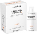 Codering Liposomale Vitamine C Liquid 1000mg Vitamine C, 4000mg Essentiële Fosfolipiden, Supplement Voor Dagelijkse Immuun Ondersteuning, Liposomen Voor Absorptie, Citrus Bioflavonoïden, Vitamine E, Non-GMO, 32 Zakken