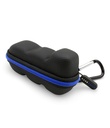 CASEMATIX Astma Inhalator Travel Case met Lanyard en Clip-on Keychain Carabiner, Inclusief Inhalator Holder Case Only, Black