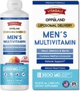 Multivitamine mannen - Liquid Supplement - Liposomale Levering - Dagelijkse Multi Vitamine met Biotine B Complex Omega-3 - Hair & Nail Ondersteuning Vitamine - Perzik smaak - 3000 mg per portie - 450 ml