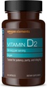 Elementen Vitamine D2 2000 IE, Vegan, 65 capsules, Ondersteunt sterke botten en immuungezondheid, 2 maanden voorraad (Verpakking kan variëren)