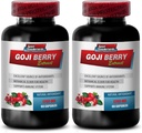 Immune Defense - Goji Berry Extract Complex - Natural Vitality Pills, Powerful Antioxidant, Pomegranate Extract, Body Detox Complex, Holistic Wellness Support, Natural Energy Boost, 2 Bot 120 Caps