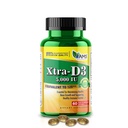 America Medic & Science Xtra D3 Vitamin D 5,000 IU (125 mcg) Cholecalciferol Supplement for Men & Women (60 Easy to Swallow Softgels) Best for Bone, Heart Health, Immune System Support, Lung Function