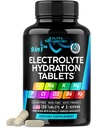 Elektrolyten - Electrolyten Tabletten met Magnesium, Natrium, Kalium, Chloriden, Vitaminen D3 & B6, Kelp Poeder - Zoutpillen - Made in USA - Orale tabletten als Capsules - Vegan & Keto Friendly - 120 Tabs