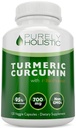 Kurkuma Curcumine met BioPerine - 120 Vegan Capsules - 700 mg Tumeric per capsule - met Black Pepper Extract 95% Curcuminoïden