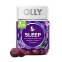 OLLY Restful Sleep Gummy Supplements, Blackberry Zen, 50 Count