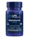Levensverlenging Melatonine, 300 mcg, Zachte Slaap Ondersteuning, Gezonde circadiane Ritmes, Cellular Defense, Gluten-Free, Niet-GMO, Vegetarisch, 100 Capsules
