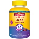 Nature Made Wellblends Slaap en Herstellen, Slaaphulp met Melatonine 3mg ter ondersteuning van rustgevende slaap, plus L theanine 200mg en Magnesium Citraat, 44 Gummies