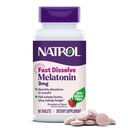 Natrol 3mg Fast Solution Tablets Melatonine Aardbei smaak