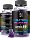 Nieuwe elementen Melatonine Gummies 10mg met Magnesium Glycinate & Vitamine B6 