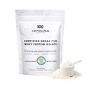 Premium Whey Protein Isolate Powder 500g Unflavored Irish Grass-Fed, 27g Protein per Serving for Muscle Growth & Recovery Non-Bloating, Gluten & Lactose Free, Clean Ingredients | Centenarius Nutrition
