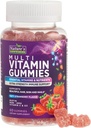 Multivitamin Gummies for Adults - Complete Multivitamin Gummy for Women & Men - Essential Vitamins & Minerals with Vitamins A, C, D, E, & High Potency B12 - Vegetarian Gummy Multivitamins - 60 Gummies