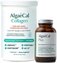 ALGAECAL Calcium & Collagen Bundle – Hydrolyzed Collagen Complete with Clinically-Supported Verisol, Fortibone & Fortigel, Plus Vitamin D3, K2, Magnesium & Trace Minerals for Bone Health & Anti-Aging