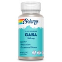 SOLARAY Plant-Sourced GABA 100 mg - Ontspanning, Occasional Stress and Mood Support Supplement van Gefermenteerde Gerst - Veganistisch, Glutenvrij - 60 dagen garantie - 30 porties, 30 VegCaps