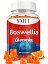 VAITE Boswellia Serrata Gummies 1200mg - Indian Frankincense Extract met Boswellic Acid, Plant-Based Supplement, Gezamenlijke Ondersteuning Gezondheid Formule, Non-GMO, Glutenvrije, Suikervrije, 60 Kauwtabletten