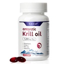 Antarctische Krillolie 1200 mg per portie, 120 Quick Release Softgels met Omega-3 EPA DHA, Astaxanthine & Fosfolipiden, Mercuriusvrij, Geen Fishy Aftersmaak voor Hart, Gewricht & Hersengezondheid