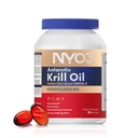 NYO3 1500mg Krill Oil Omega 3 Supplement, Senior's Top Choice, High Content EPA DHA & Hoge Absorptie Pure Antarctische Krill Oil met Astaxanthine en 56% Fosfolipiden, Laboratorium Getest,90 Softgels