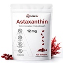 Premium Astaxanthine 12 mg Antioxidant Supplement met Vitamine E 