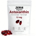 Astaxanthine 12mg, Natuurlijke Astaxanthine Supplementen Algen, 120 Softgels 4-maand levering