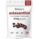Belano's Astaxanthine 12mg, Astaxanthine Softgels, Premium Astaxanthine Antioxidant Supplement 