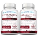 Goedgekeurde Science® Astaxanthine 12 mg - Extra sterkte Antioxidant - Ondersteunt Hart, Ogen, Huid - 180 Vegan Capsules - 6 maanden Levering