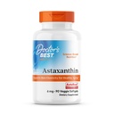Best Astaxanthine Vegan Supplement 6 mg - Huidelasticiteit en antioxidant ondersteuning voor mannen en vrouwen, Extract uit Haematococcus Pluvialis Microalgen, Niet GGO, Glutenvrij - 90 Veggie Softgels