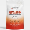 Astaxanthine 12mg - Antioxidant Supplement van Microalgen, 120 Softgels voor Oog, Huid en Wellness Ondersteuning
