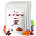 14-in-1 Astaxanthine 12mg & luteïne 40mg met Zeaxanthine Supplementen, 24 maanden supply, verse microalgenbron, ondersteunt oog, huid, antioxidant, Joint, Circulatory Health, non-GMO, glutenvrij, 4 zak