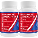 35 mg Liposomal Astaxanthine Supplement - Krachtige antioxidant ondersteuning voor de huid, gewrichts- en ooggezondheid - Natuurlijke anti-aging formule met Pure Astaxanthine - Vegan, Non-GMO, 120 capsules
