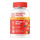 Smartypants Kids Vitaminen Cognitieve Omega-3 Hersen Gummies met DHA & EPA, Citrus Aardbei, 60 Tel (30 Dagen Levering)