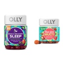 OLLY Muscle Recovery Slaap Gummies 40 Graaf en tienermeisje Multi Gummy, Vitaminen, 70 Tellen