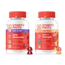 SmartyBants Kids Daily & Nighttime Wellness Bundle: Multivitamine + Slaap Gummies met L-Theanine, Lemon Balm & Magnesium 