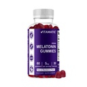 Vitamatic Melatonine Gummies for Kids & Adults - (2,5 mg 5 mg & 10 mg Doses) - 60 Vegan Gummies