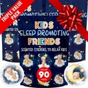 Slaappromotie Stickers voor kinderen en volwassenen (90 Pack) - Alle natuurlijke, chemische en drugsvrije slaapondersteuning, Melatonine gratis, kinderen slaaphulp, bevordert gezonde slaapcycli