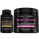 Vitale vitamines Astaxanthine + Vegan Collageen Booster Poeder