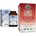 Tuin van het leven Multivitamine voor mannen - Vitamine Code 50 & Vegetarische Omega 3 6 9 Supplement - Raw CoQ10 Chia Seed Oil Whole Food Nutrition met Antioxidant Ondersteuning