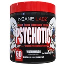 Insane Labz Psychotic, High Stimulant Pre Workout Powder, Extreme Lasting Energy, Focus and Endurance with Beta Alanine, Creatine Monohydrate, DMAE, 60 Srvgs, Watermelon
