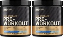 Optimale Voeding Goud Standaard Pre-Workout, Vitamine D voor Immune Support, met Creatine, Beta-Alanine, en Cafeïne voor Energie, Keto vriendelijk, Blueberry Lemonade, 30 Servers, (pakket van 2)