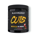BLACKMARKET CUTS Pre Workout - Flavored Energy Powdered Drink Mix voor mannen en vrouwen, Geweldig voor spierdefinitie, Thermogenic, Createine Free (Watermelon, 30 Servers)