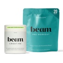 Straal Creatine Monohydraat + Pre Workout Bundle Sterkheid, Uithoudingsvermogen en spierherstel Stack 