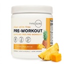 Type Zero Clean Stim Free Pre Workout Powder + Nitric Oxide Booster with L-Citrulline Malate, Arginine AKG, Beta Alanine - Caffeine & Stimulant Free - Pineapple Mango Flavor, 21 Servings
