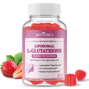 Liposomale Glutathion Gummies 1000mg, Hoge Absorptie Glutathion Supplement met Vitamine C, NAC, Melkdistel voor de gezondheid van de huid, Lever Detox & Immune, Vegan, Suikervrij, Aardbei smaak, 60 Tel.
