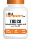 BulkSupplements.com TUDCA Capsules - TUDCA Supplement, Tauurourso deoxycholzuur, TUDCA 250mg voor leverondersteuning - Glutenvrij, 1 capsule per portie, 60 capsules (verpakking van 1)
