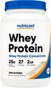Nutricost Wei eiwitconcentraat (Unflavored) 2LBS - Glutenvrij & niet-GMO